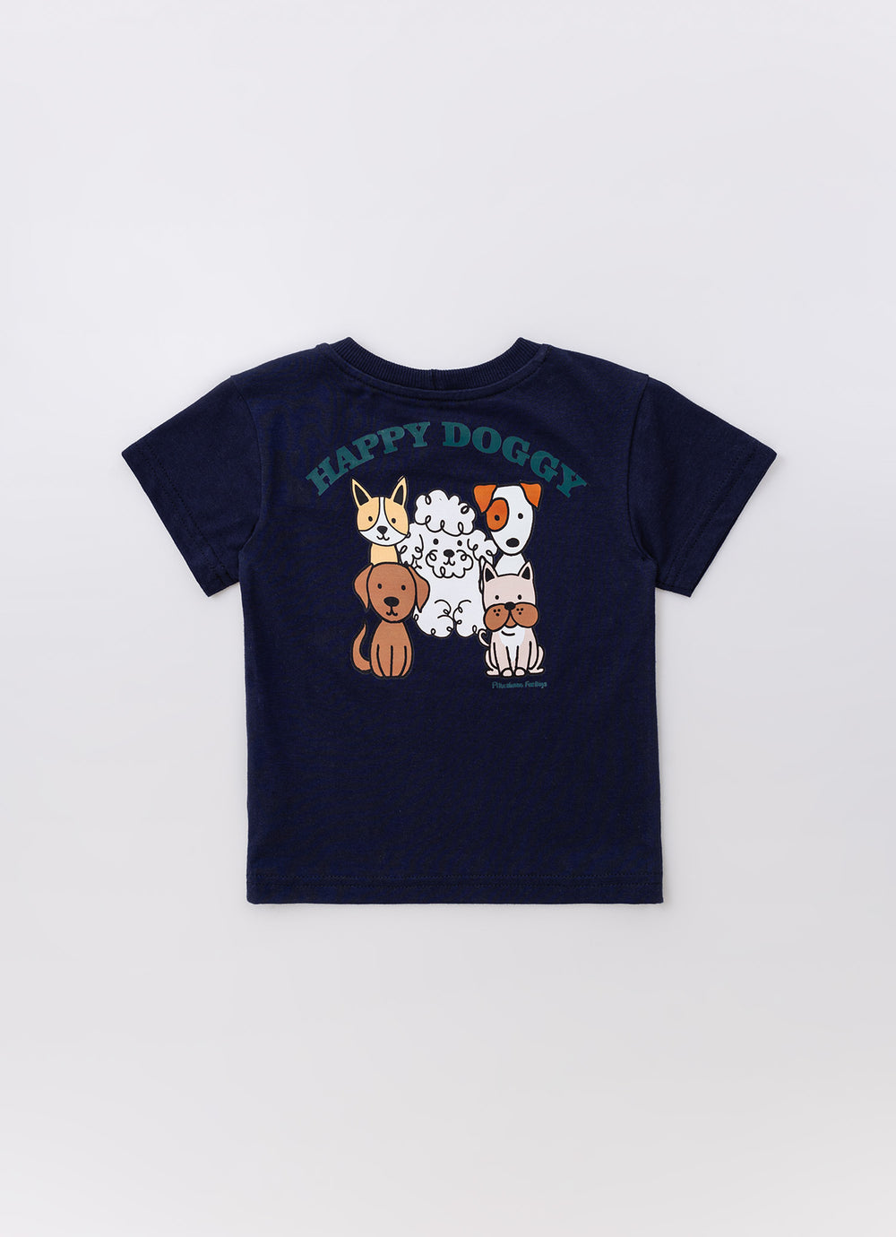 Camiseta Meia Malha Happy Doggy For Boys