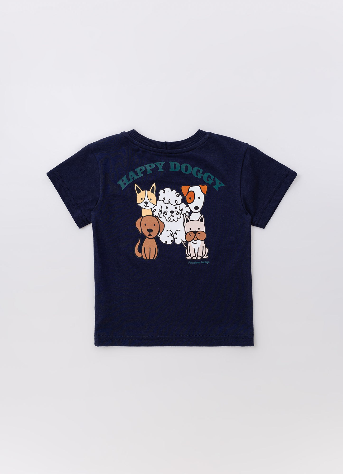 Camiseta Meia Malha Happy Doggy