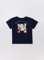 Camiseta Meia Malha Happy Doggy