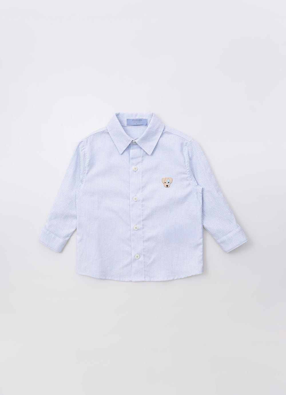 Camisa Algodão e Linho Listrada For Boys