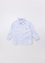 Camisa Algodão e Linho Listrada