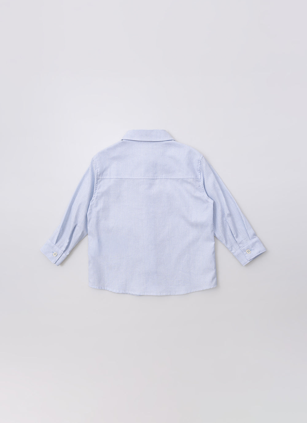 Camisa Algodão e Linho Listrada For Boys