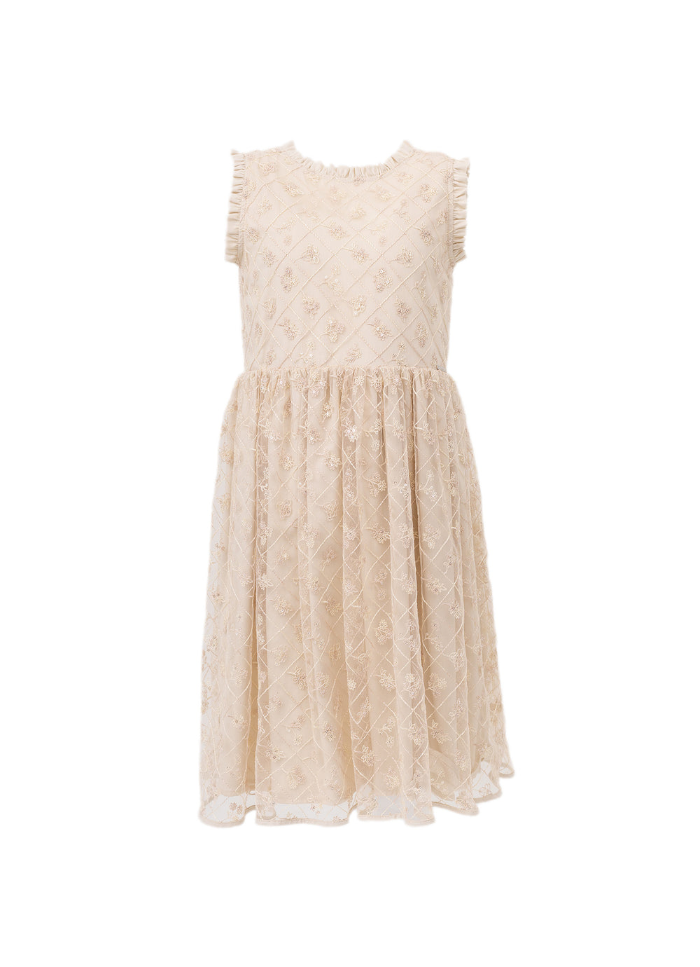 Vestido Festa Lantejoulas Laço Costas