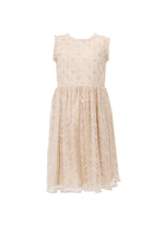 Vestido Festa Lantejoulas Laço Costas