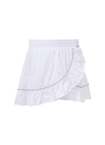 Conjunto Festa Blusa e Saia Short Tricoline