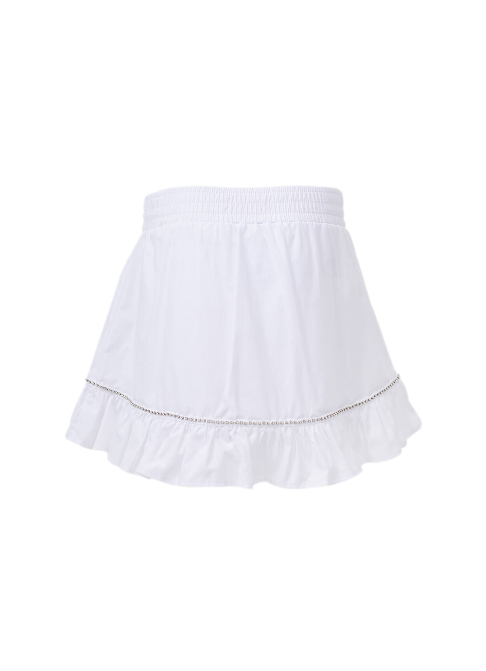 Conjunto Festa Blusa e Saia Short Tricoline