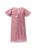 Vestido Festa Paetê Com Presilha Laço