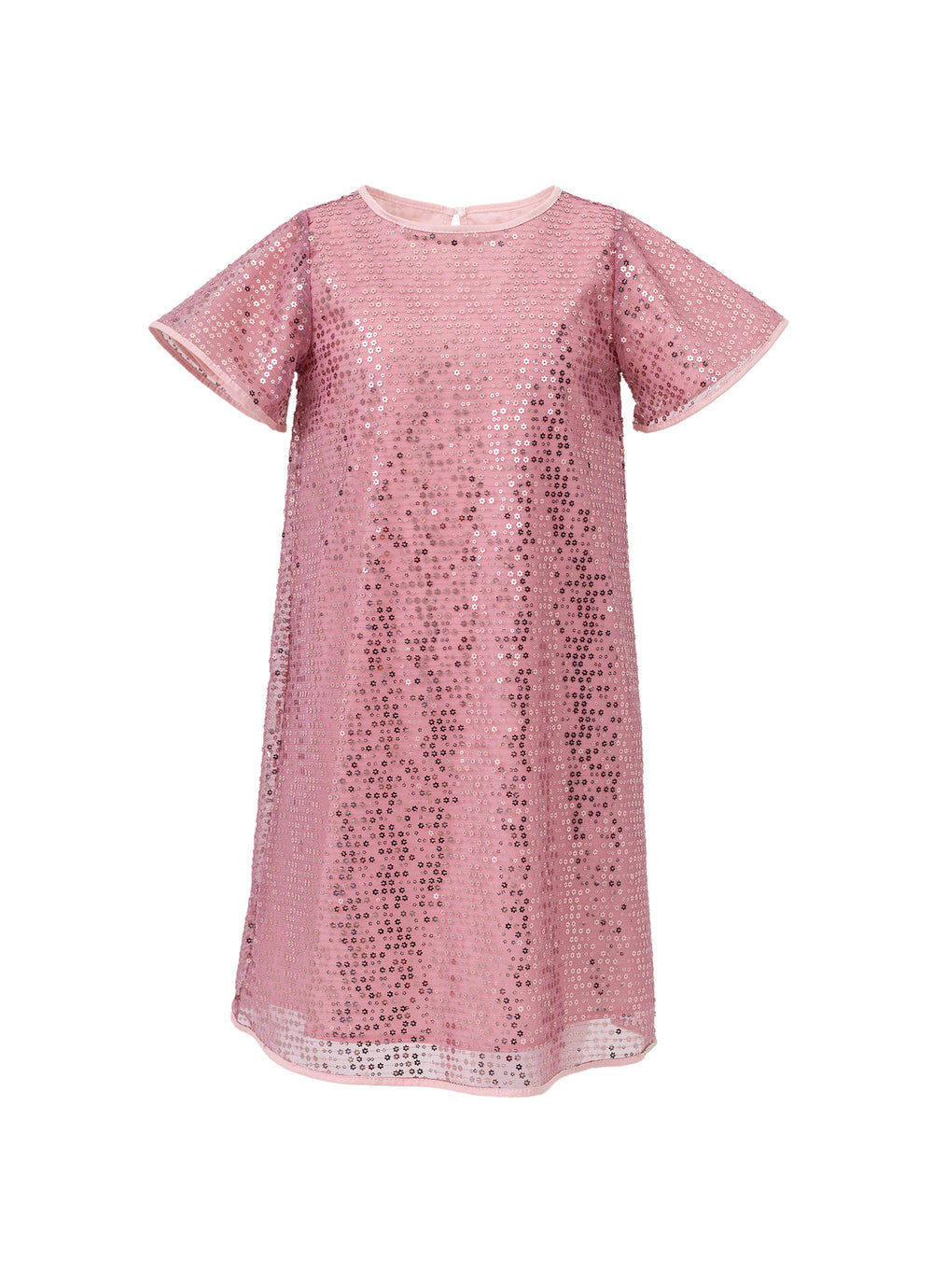 Vestido Festa Paetê Com Presilha Laço