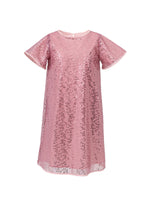 Vestido Festa Paetê Com Presilha Laço