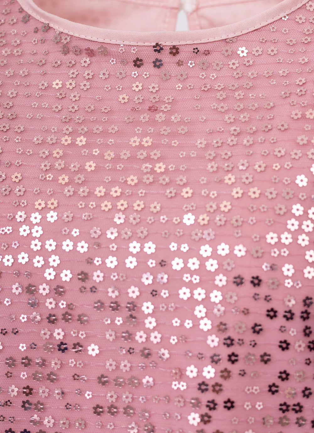 Vestido Festa Paetê Com Presilha Laço