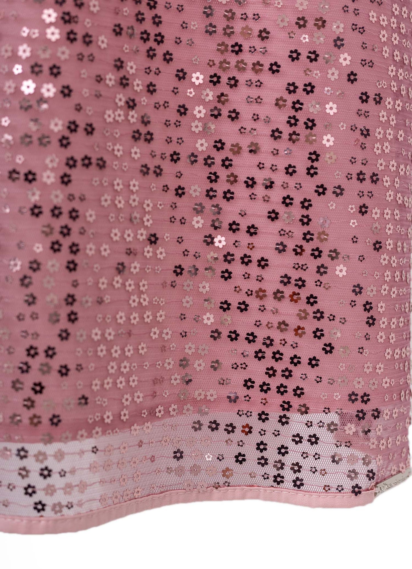 Vestido Festa Paetê Com Presilha Laço