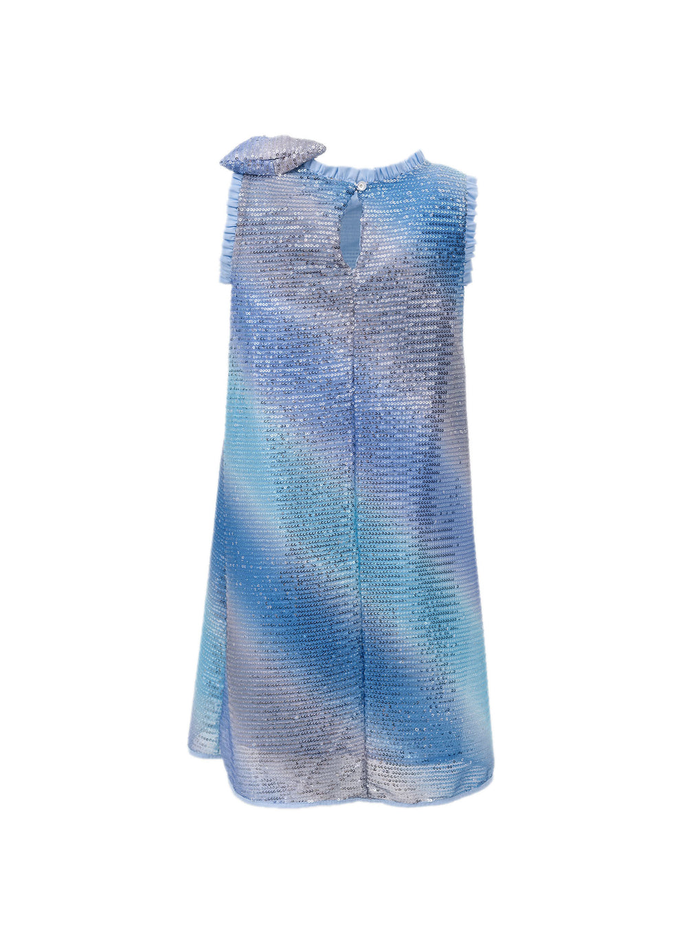 Vestido Festa Paetê Com Presilha Laço