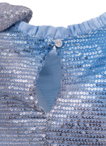 Vestido Festa Paetê Com Presilha Laço