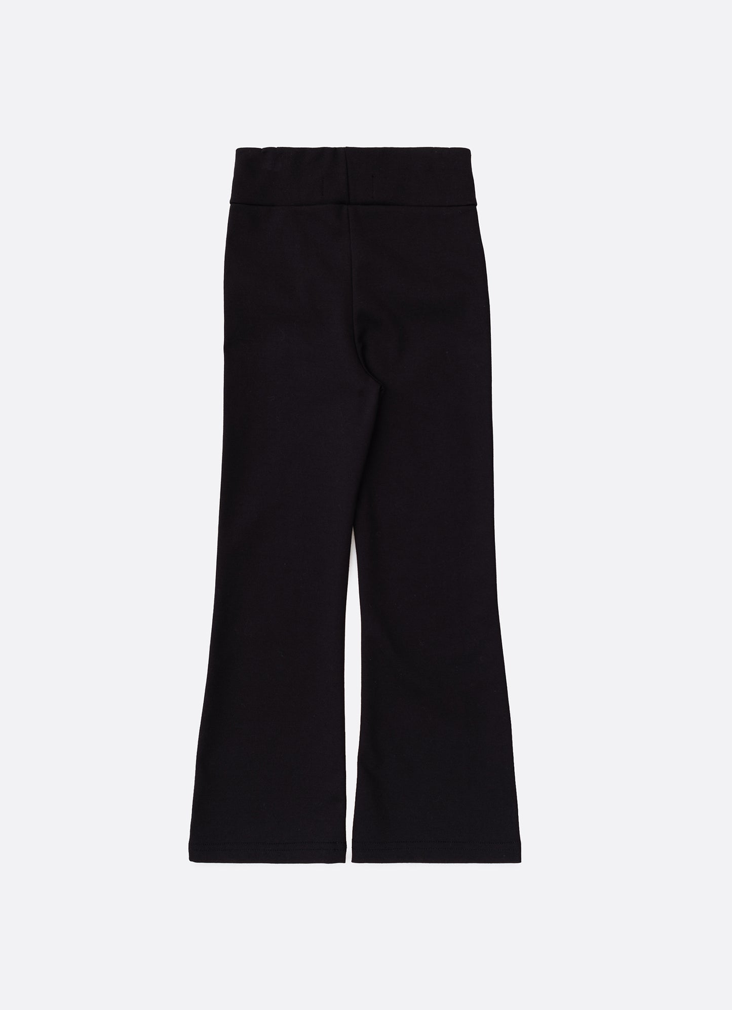 Calça Flare Lapelas Bordadas