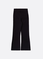 Calça Flare Lapelas Bordadas