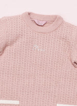 Conjunto Blusa Tricot Mini Tranças