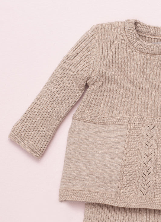 Conjunto Blusa e Legging Tricot