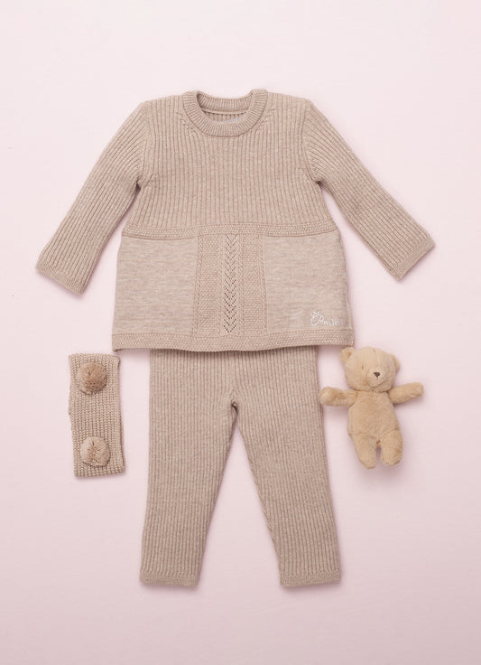 Conjunto Blusa e Legging Tricot