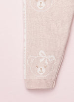 Conjunto Blusa e Legging Tricot Rosto Ursinha