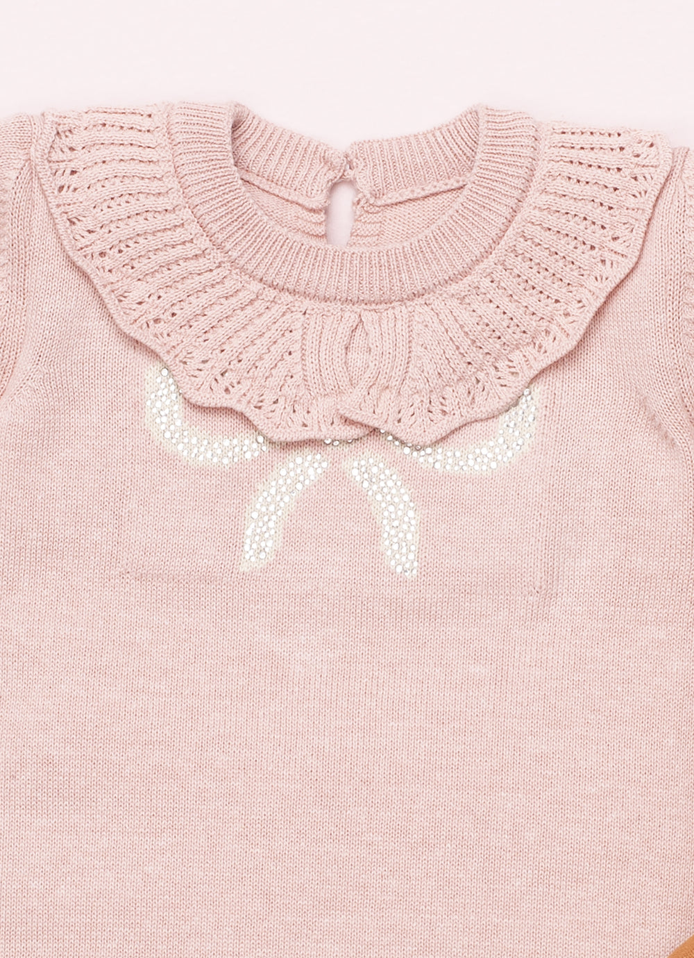 Conjunto Blusa e Legging Tricot Laços