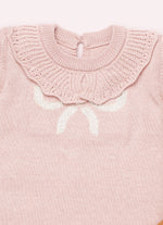 Conjunto Blusa e Legging Tricot Laços