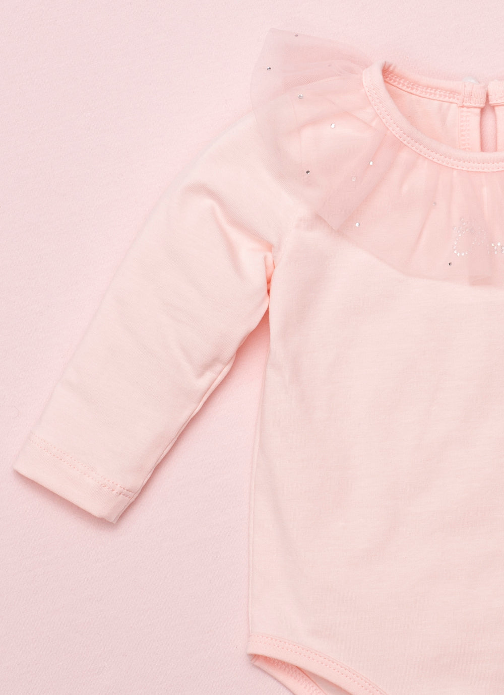 Body Cotton Gola Tule Cristais