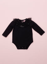 Body Cotton Gola Tule Cristais