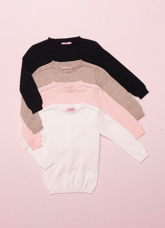 Blusa Tricot Sem Costura Pontinhos