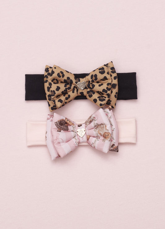 Faixa Laço Puffer Estampado