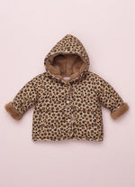 Casaco Puffer Algodão Estampa Onçinha