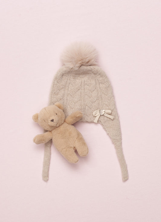 Touca Tricot Fio Fofinho Sem Costura