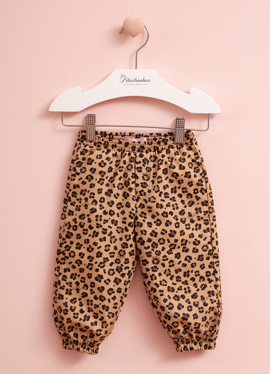 Calça Algodão Estampa Onçinha