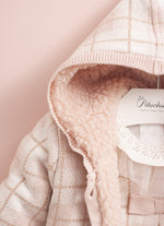 Casaco Tricot Xadrez Forro Carneirinho Pmini