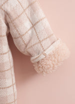 Casaco Tricot Xadrez Forro Carneirinho Pmini