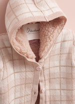 Casaco Tricot Xadrez Forro Carneirinho Pmini