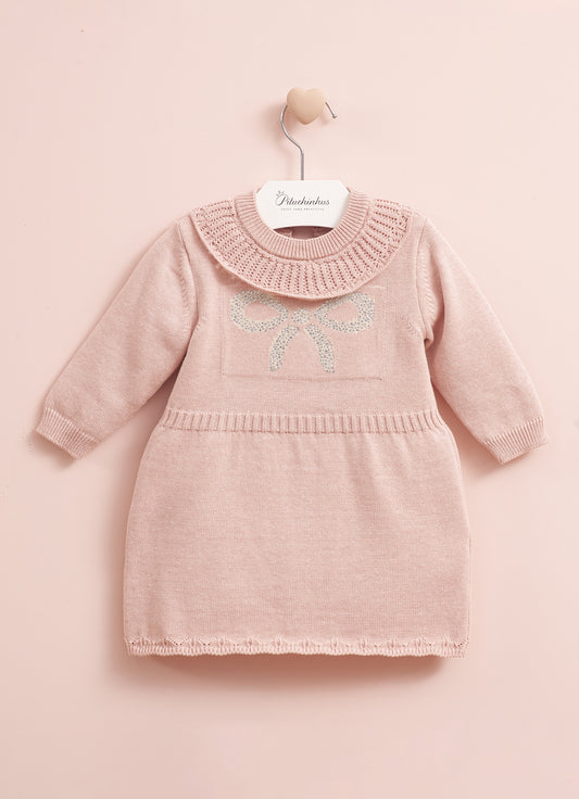 Vestido Tricot Laço Cristal