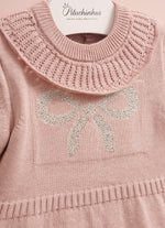 Vestido Tricot Laço Cristal