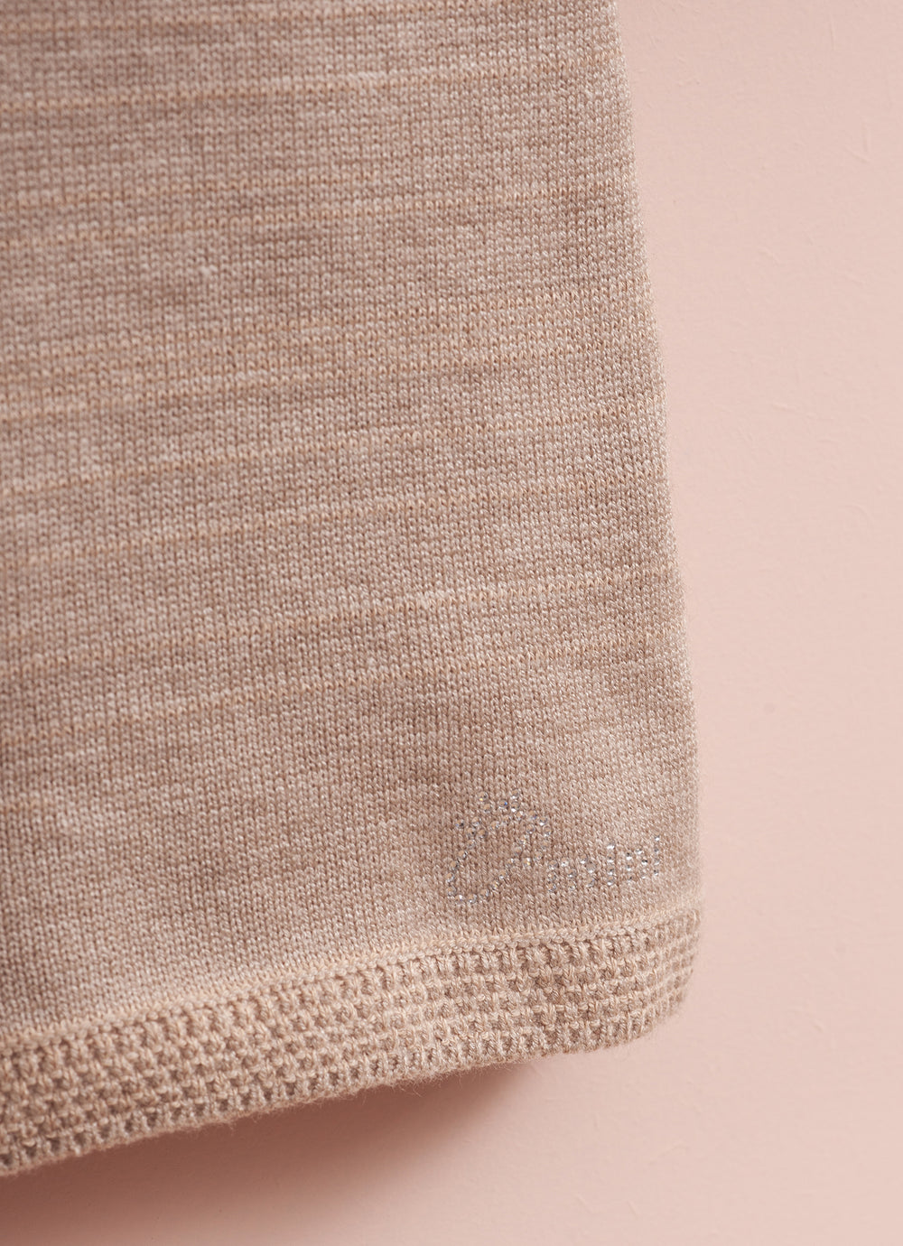 Vestido Tricot Canelado Com Pontos