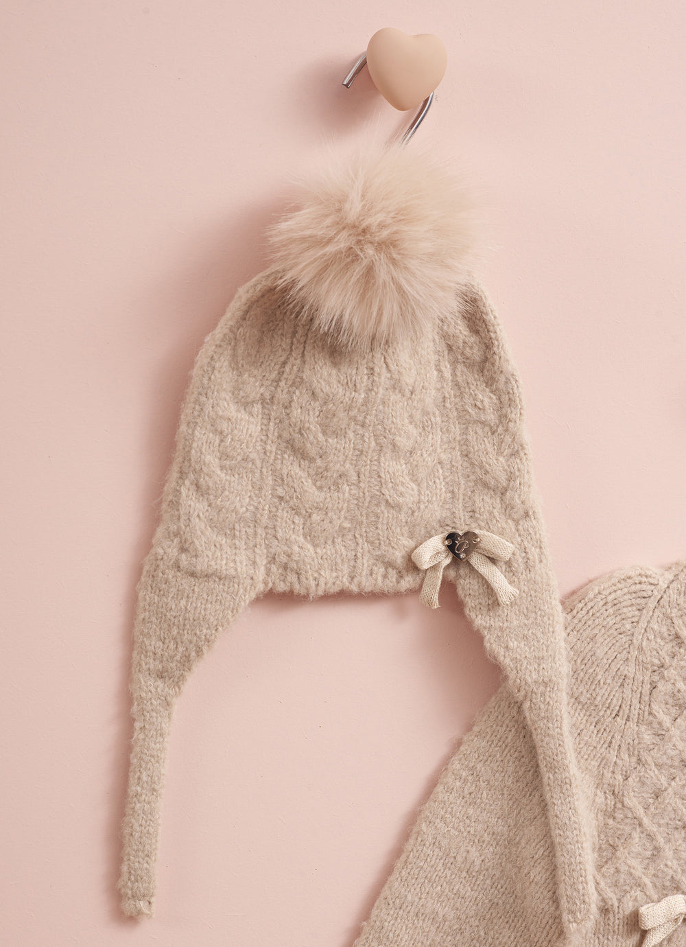 Touca Tricot Fio Fofinho Sem Costura