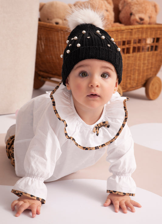 Camisa Tricoline Detalhe Onçinha