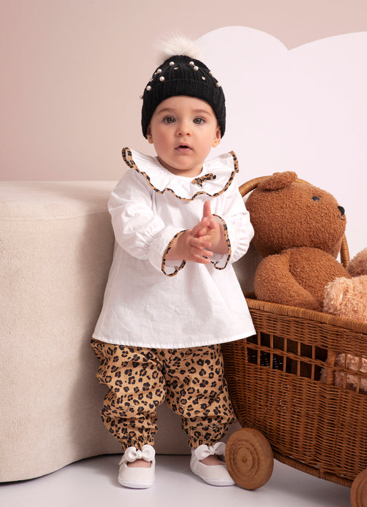 Calça Algodão Estampa Onçinha