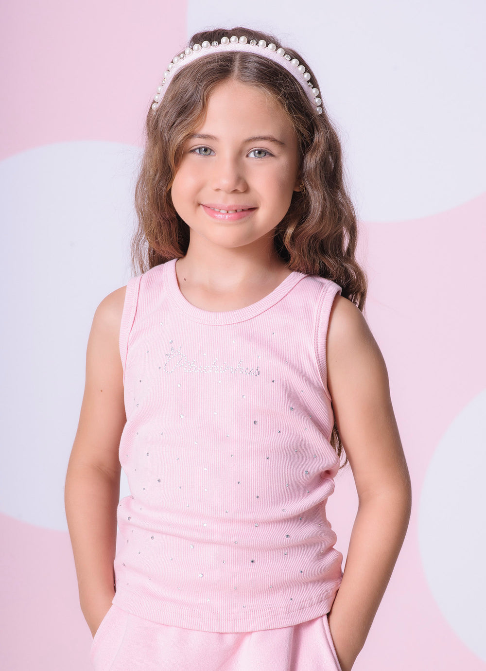 Regata Ribana Cristais Rosa Pastel