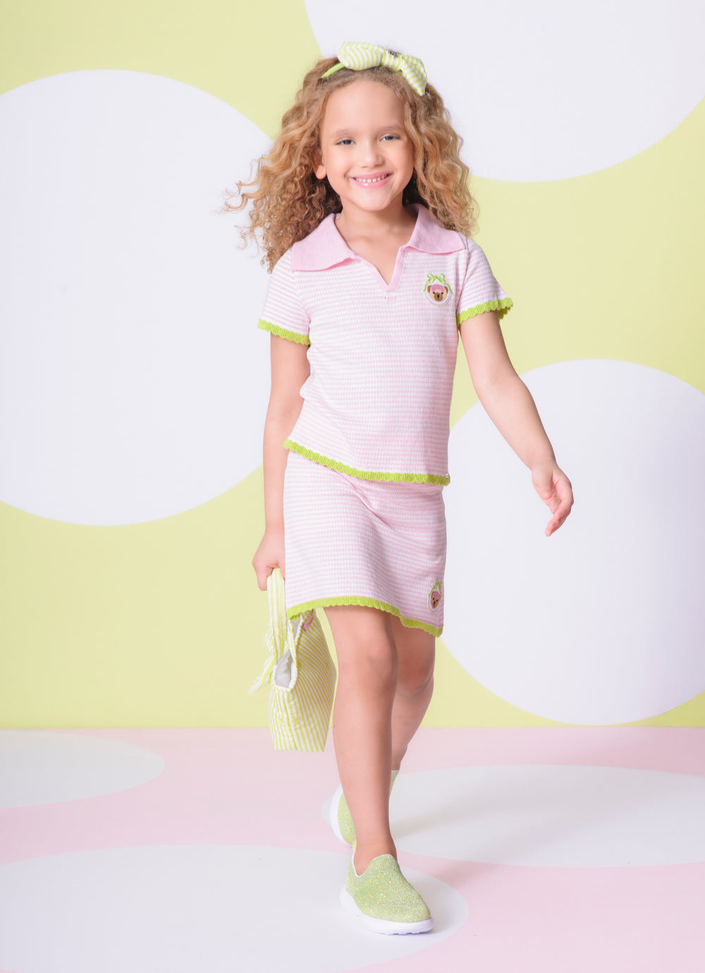 Blusa Tricot Ponto Piquet Gola Polo