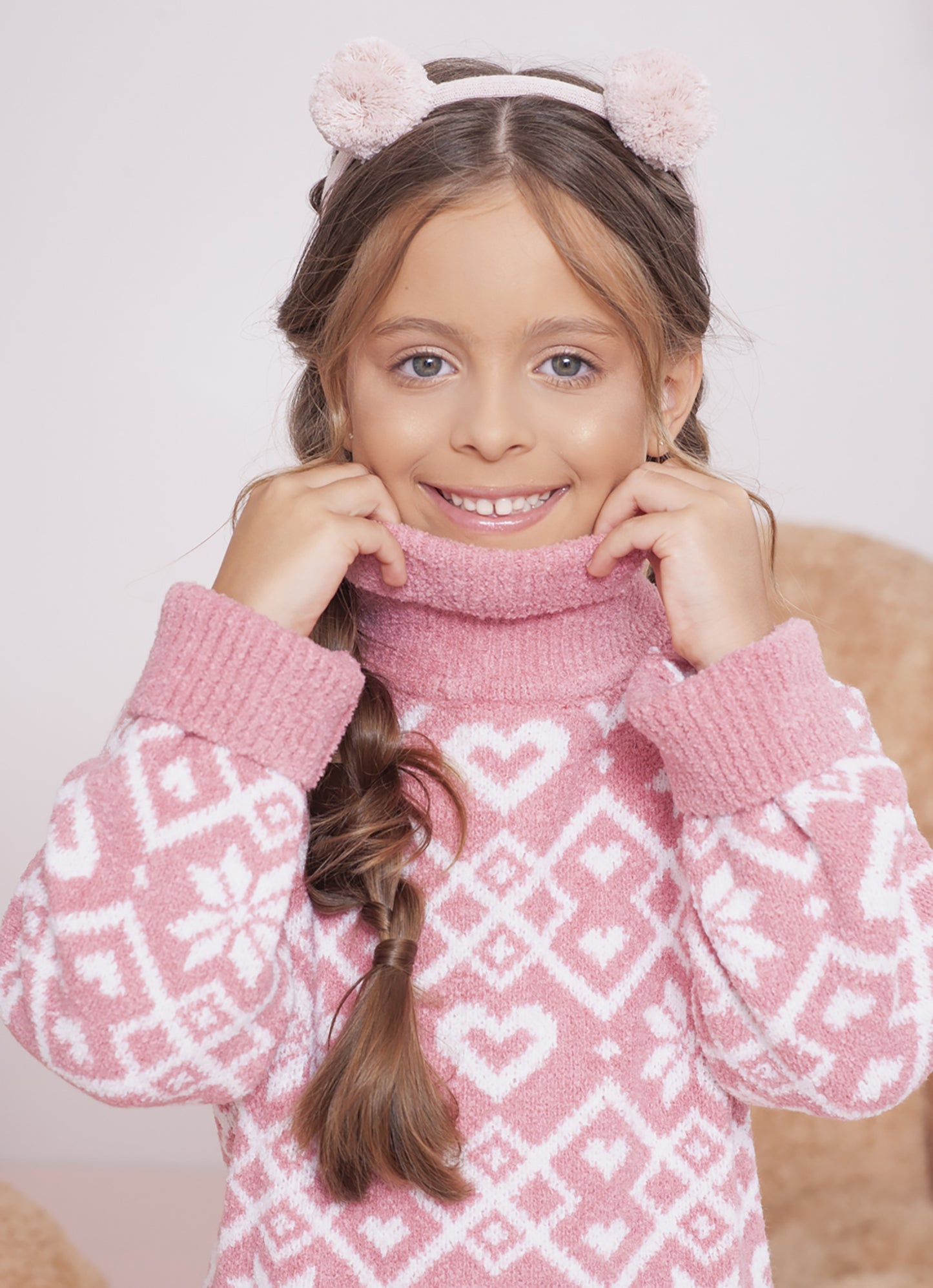 Blusa Tricot Jacquard Floco E Coração Après