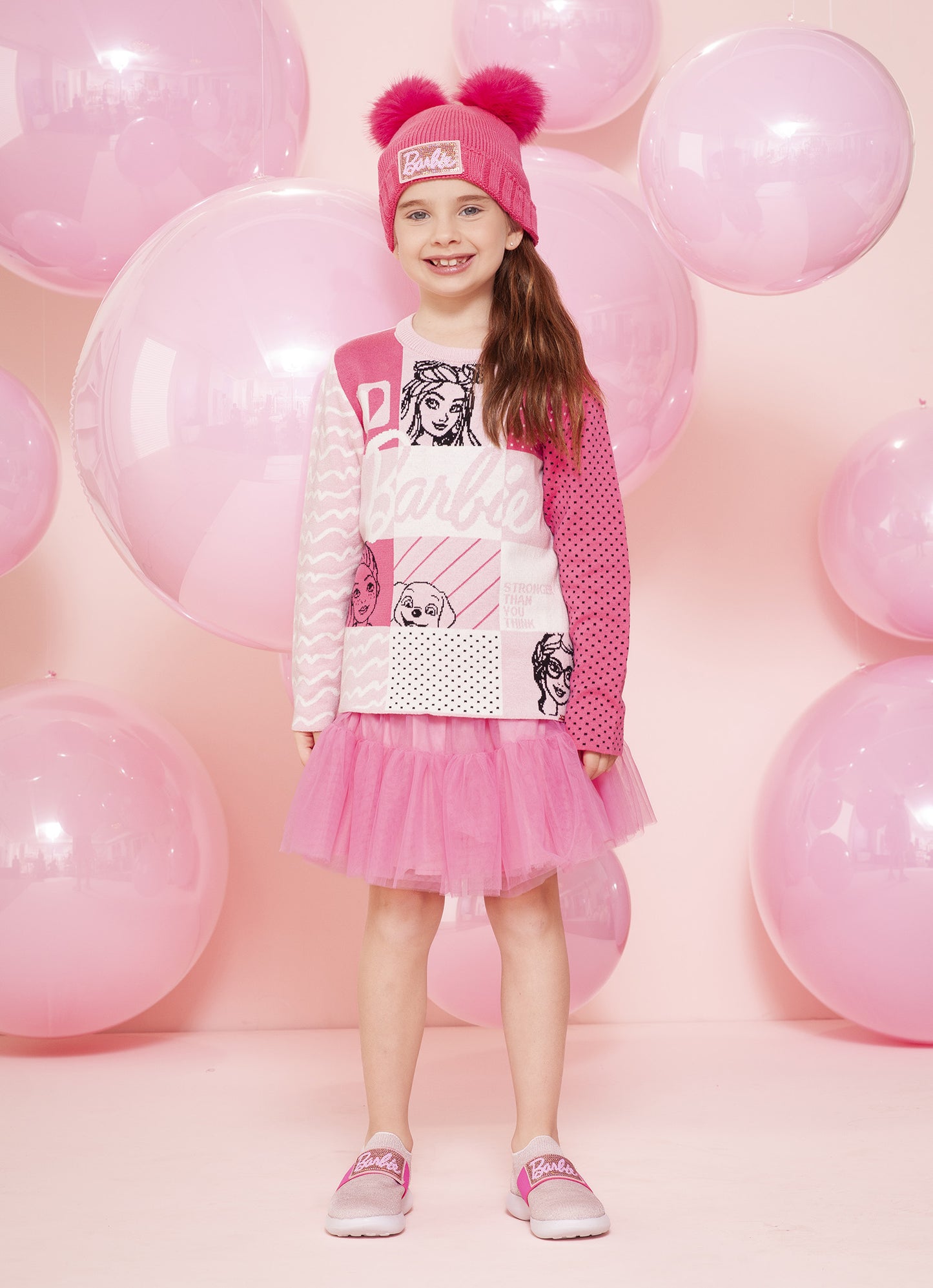 Blusa Tricot Conceito Jacquard Barbie