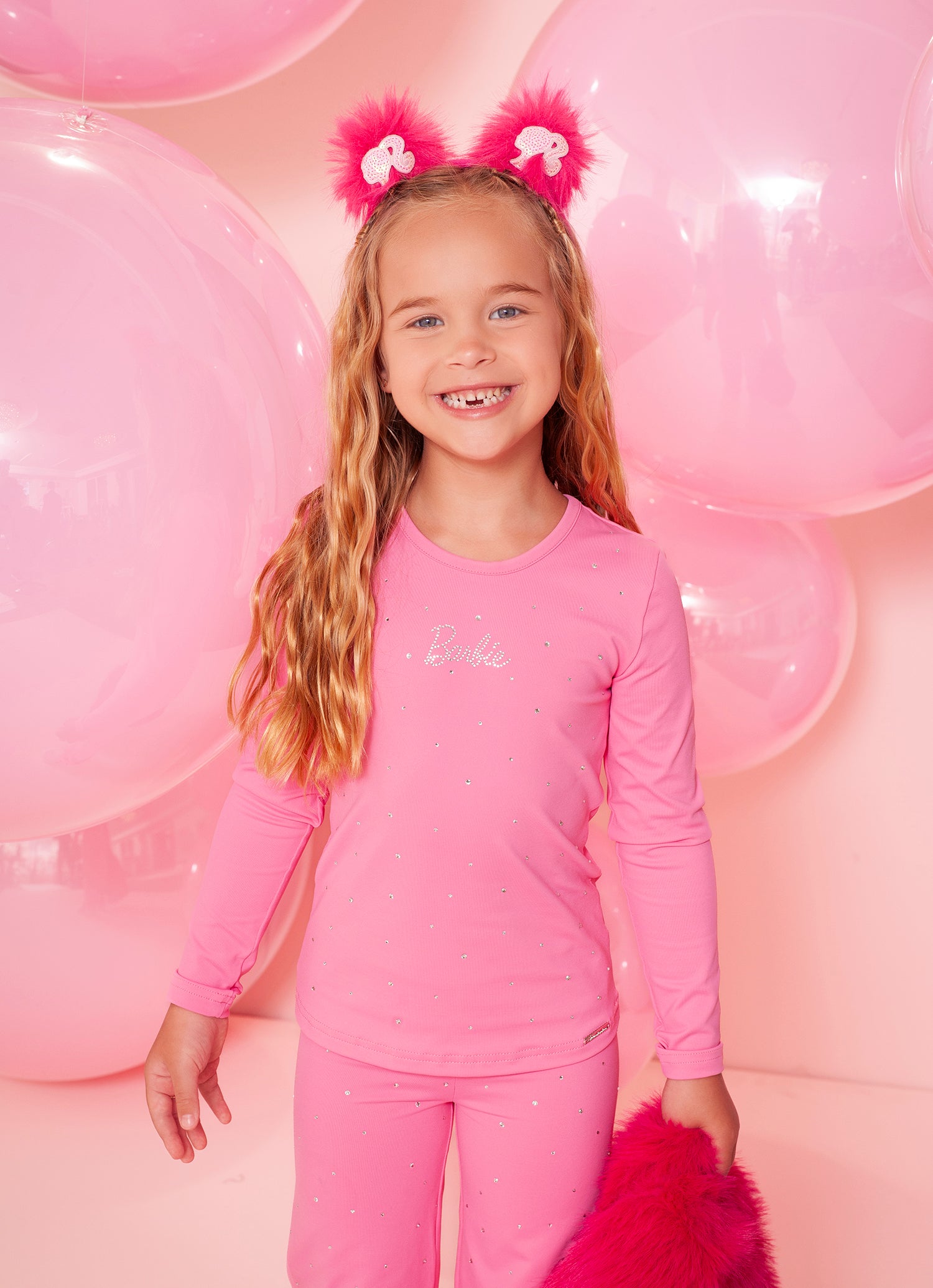 Blusa Light Cristais Barbie