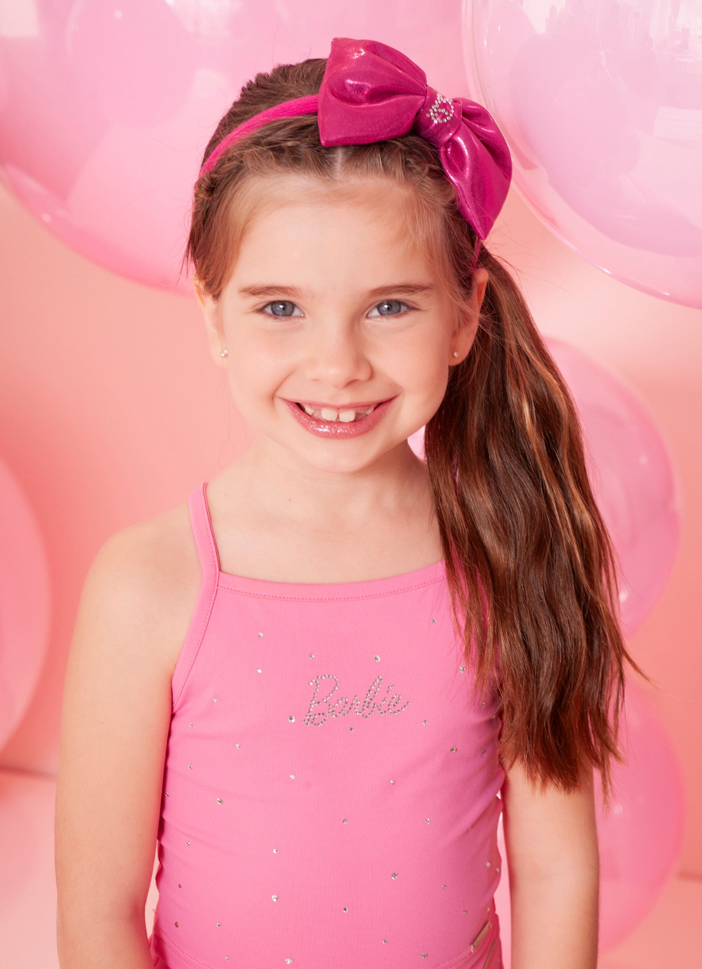 Blusa Alça Light Cristais Barbie
