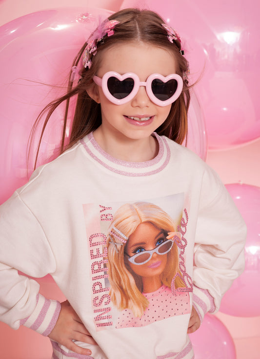 Blusa Moletom Serigrafia Barbie