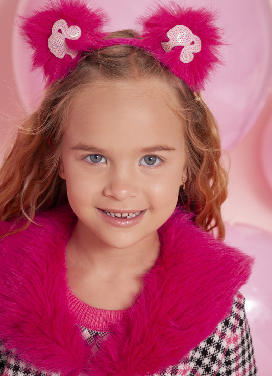 Casaqueto Tricot Xadrez Barbie