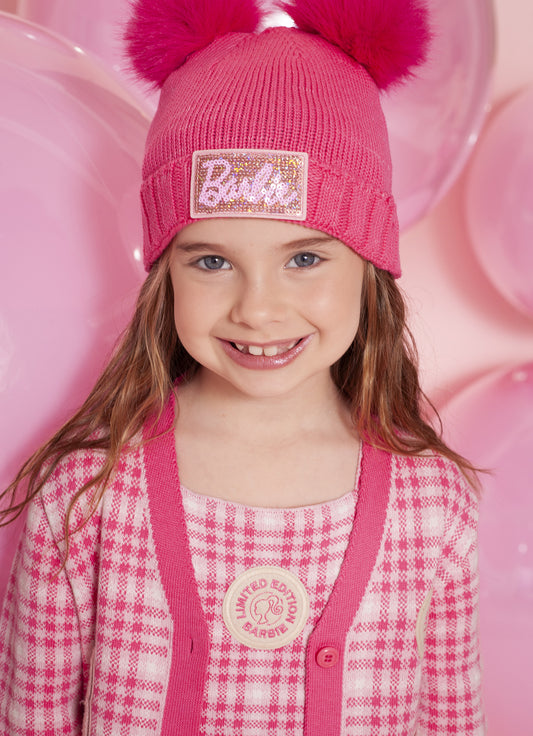 Twin Set Tricot Xadrez Patches Barbie